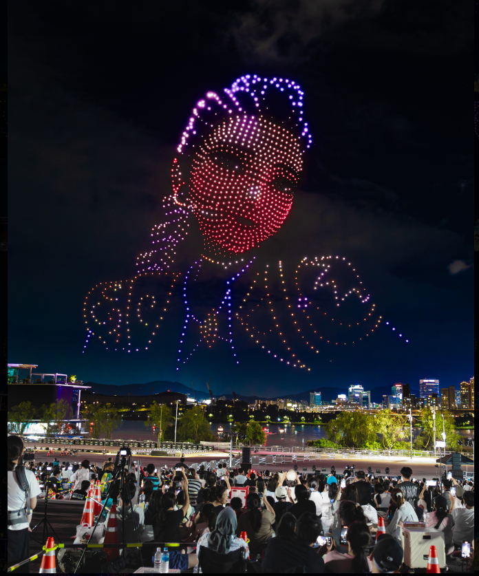 한강드론쇼 케데헌