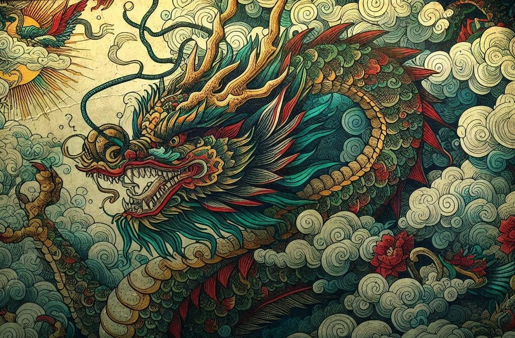 하늘을 나는 용