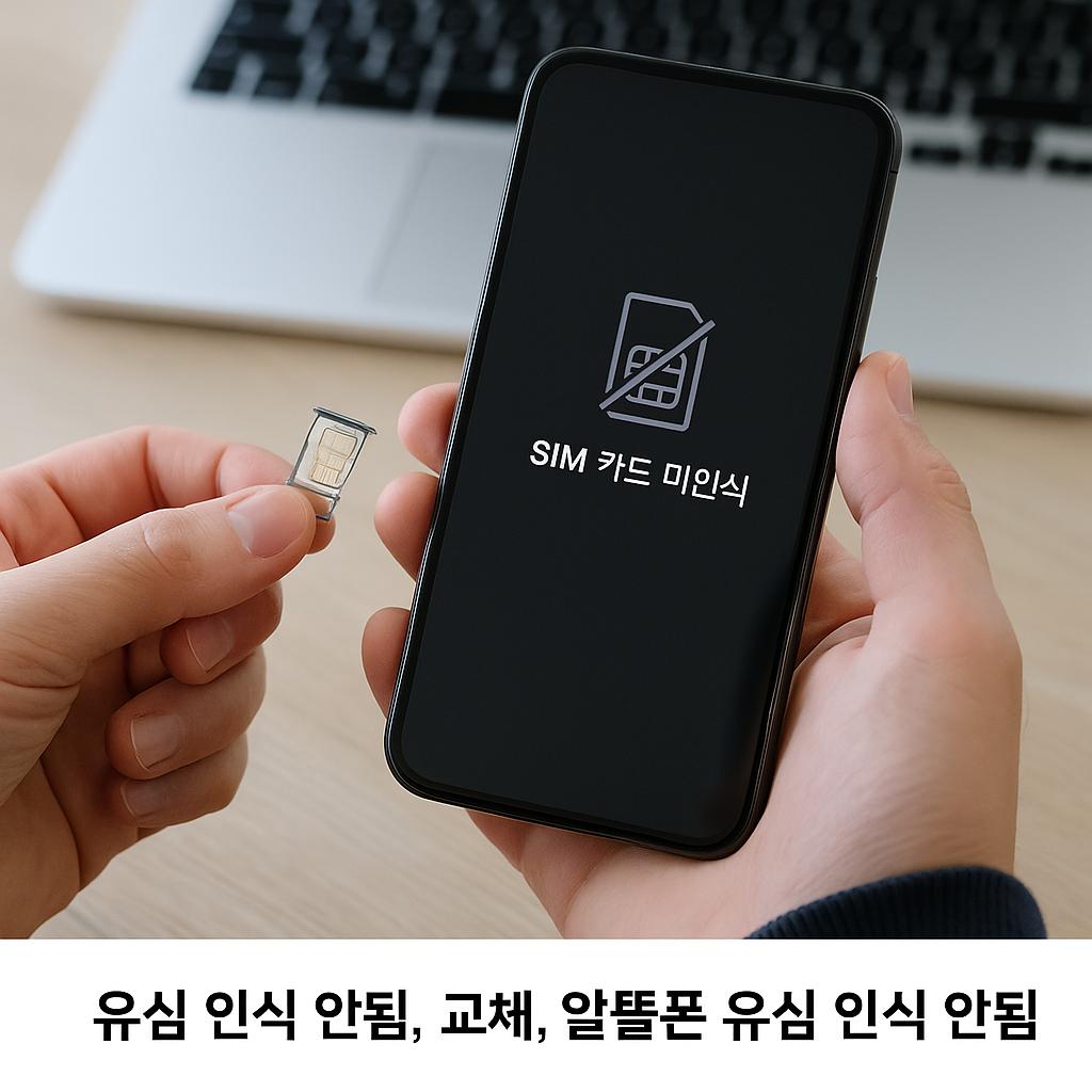 유심 인식 안됨