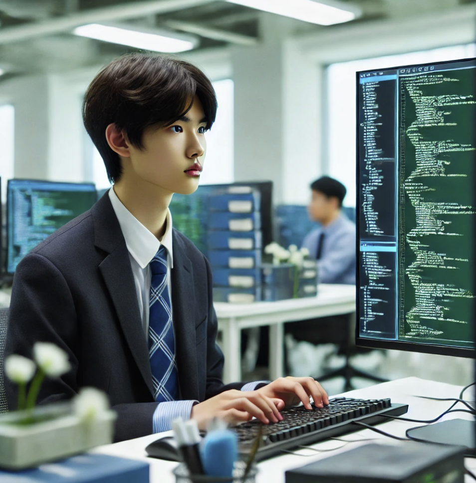  테크 회사에서 인턴십 과정을 밟고있는 실습생