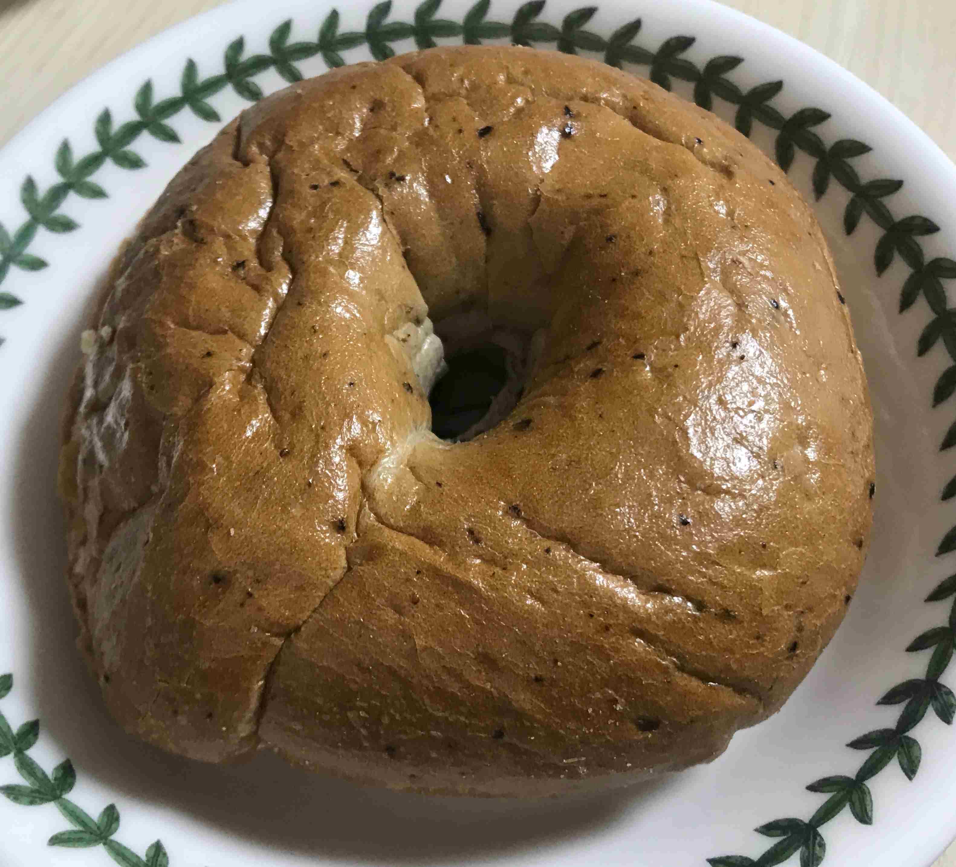 블루베리 베이글 윗면