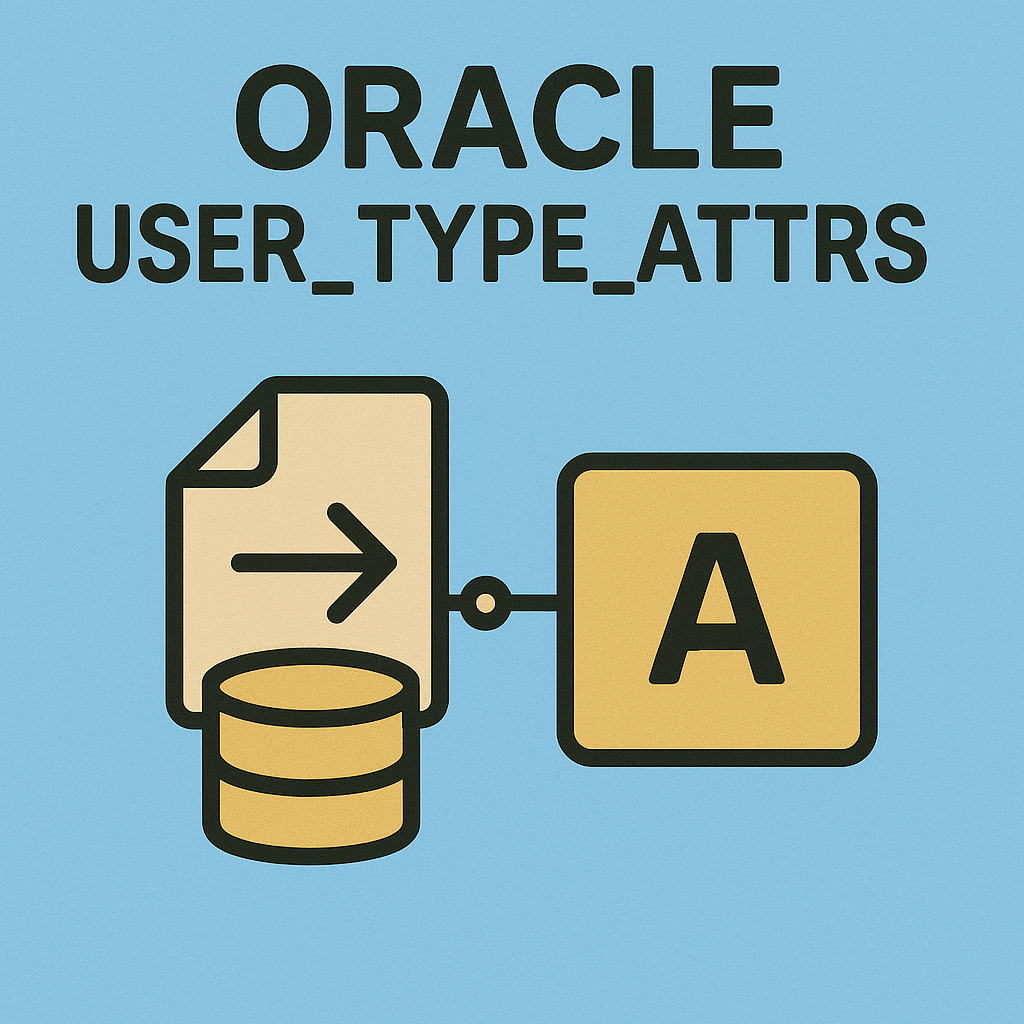 USER_TYPE_ATTRS : 사용자 정의 객체 타입 속성 분석 가이드