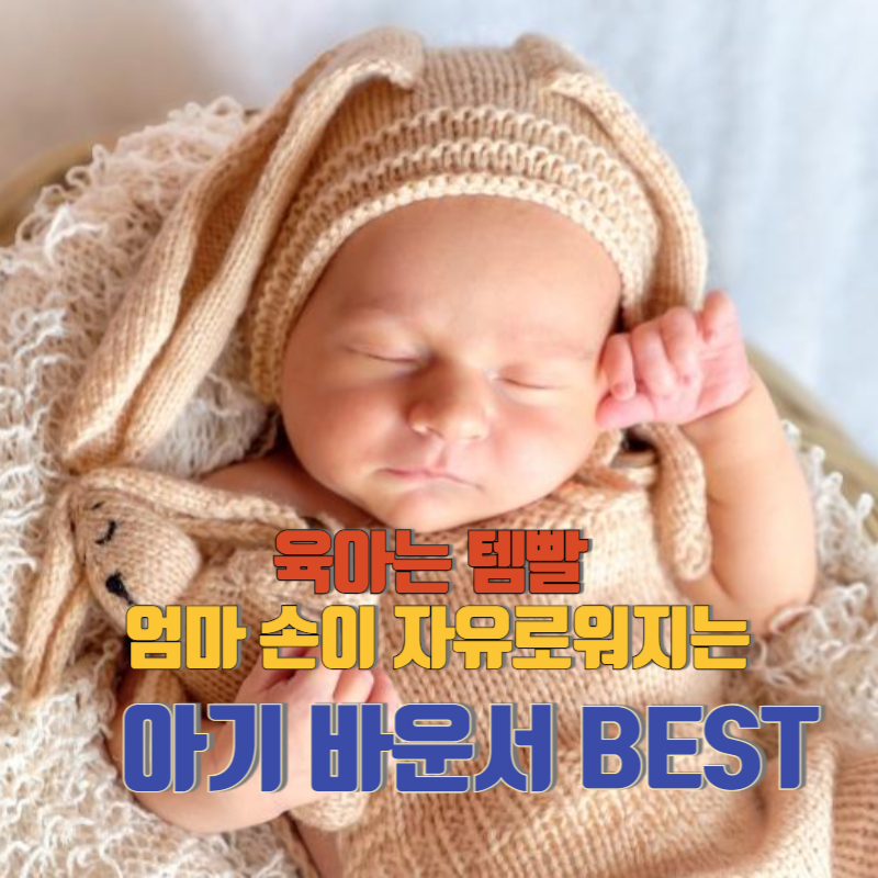육아는 템빨 엄마 손이 자유로워지는 아기 바운서 BEST