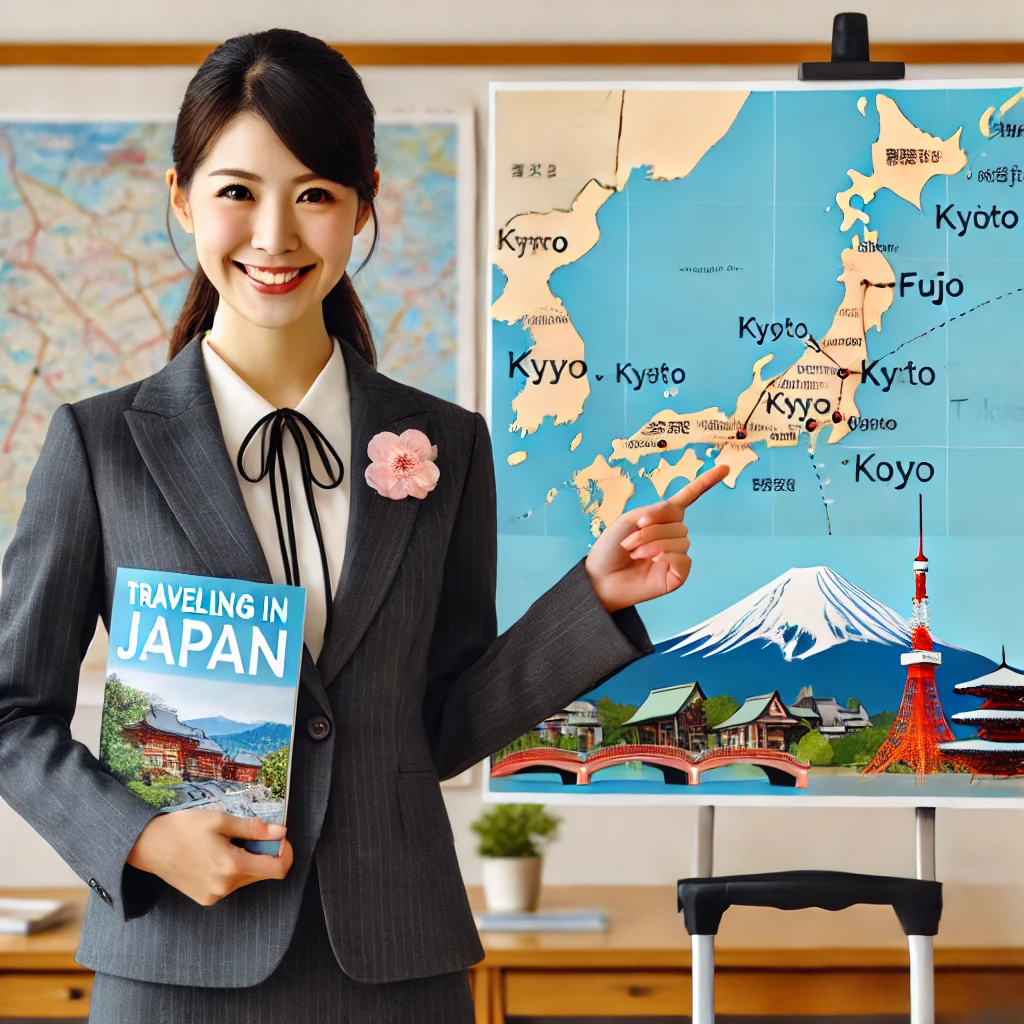 일본여행 전문가와 지도