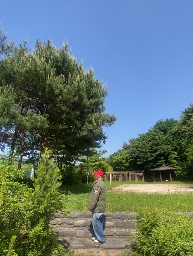 데일리룩(2024. 5. 18.)나이키 헤리티지 86 퓨추라 워시드 레드, 폴로랄프로렌 야상 M-65, 어커버 반팔, 에러스익셉티드 왁스드 데님팬츠, 아디다스 그라다스 그린 삼바