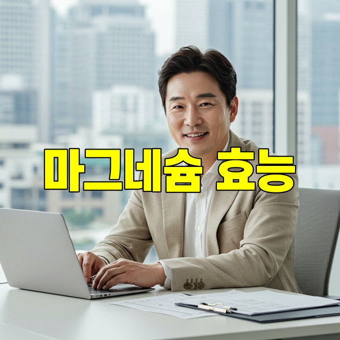 마그네슘 효능, 꼭 알아야 할 건강 정보