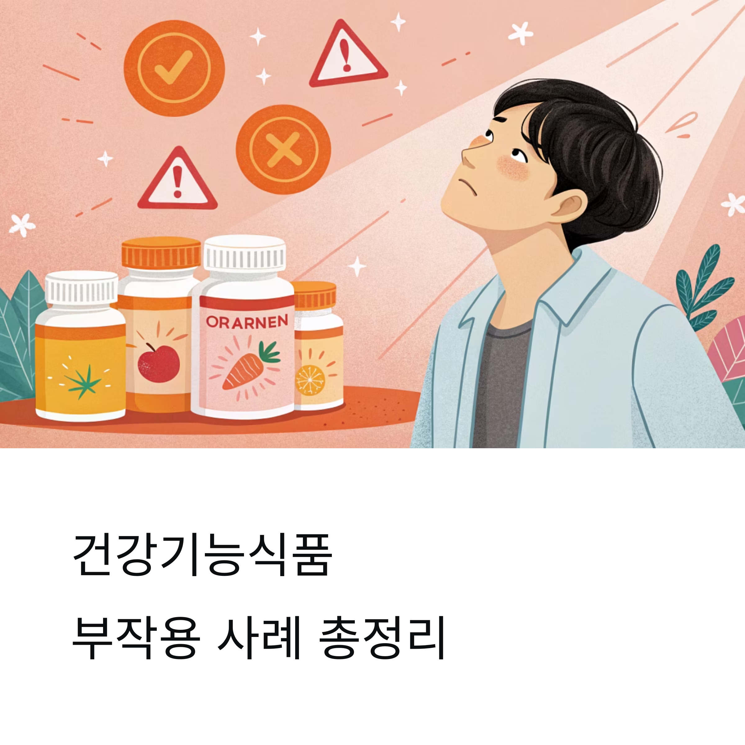 건강기능식품 부작용 사례 총정리