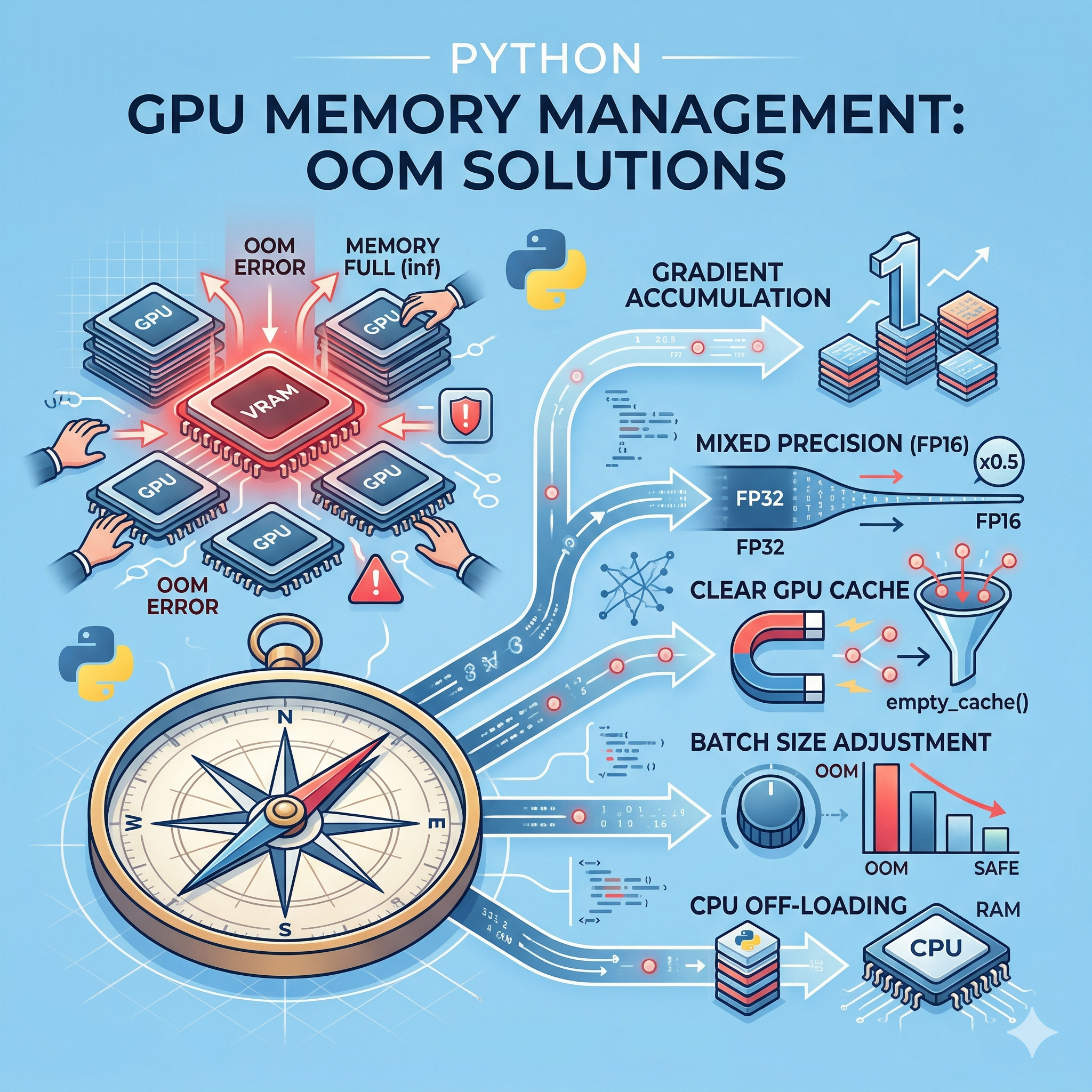 GPU 메모리 부족(OOM) 해결