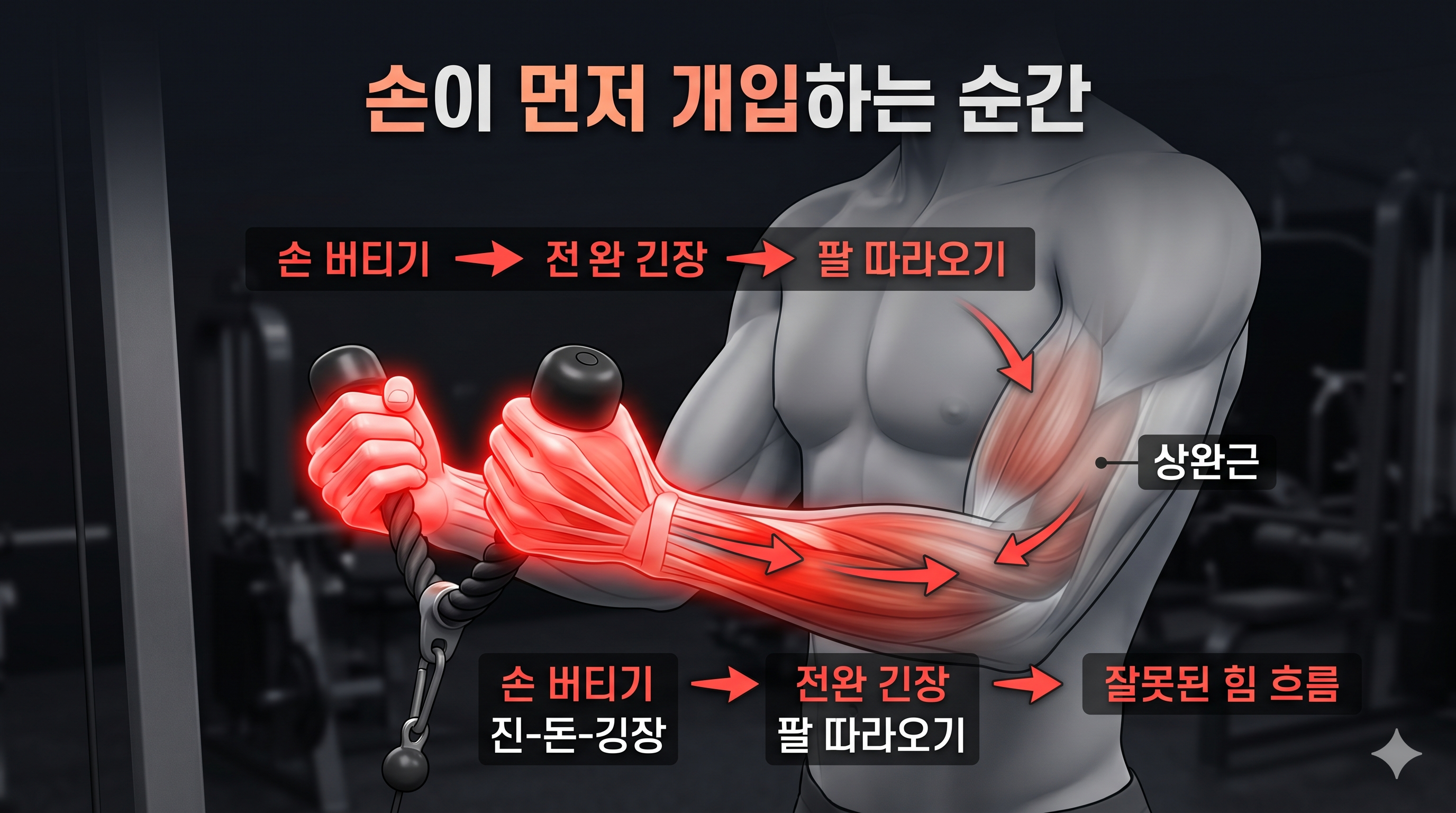 손이 먼저 개입하는 순간