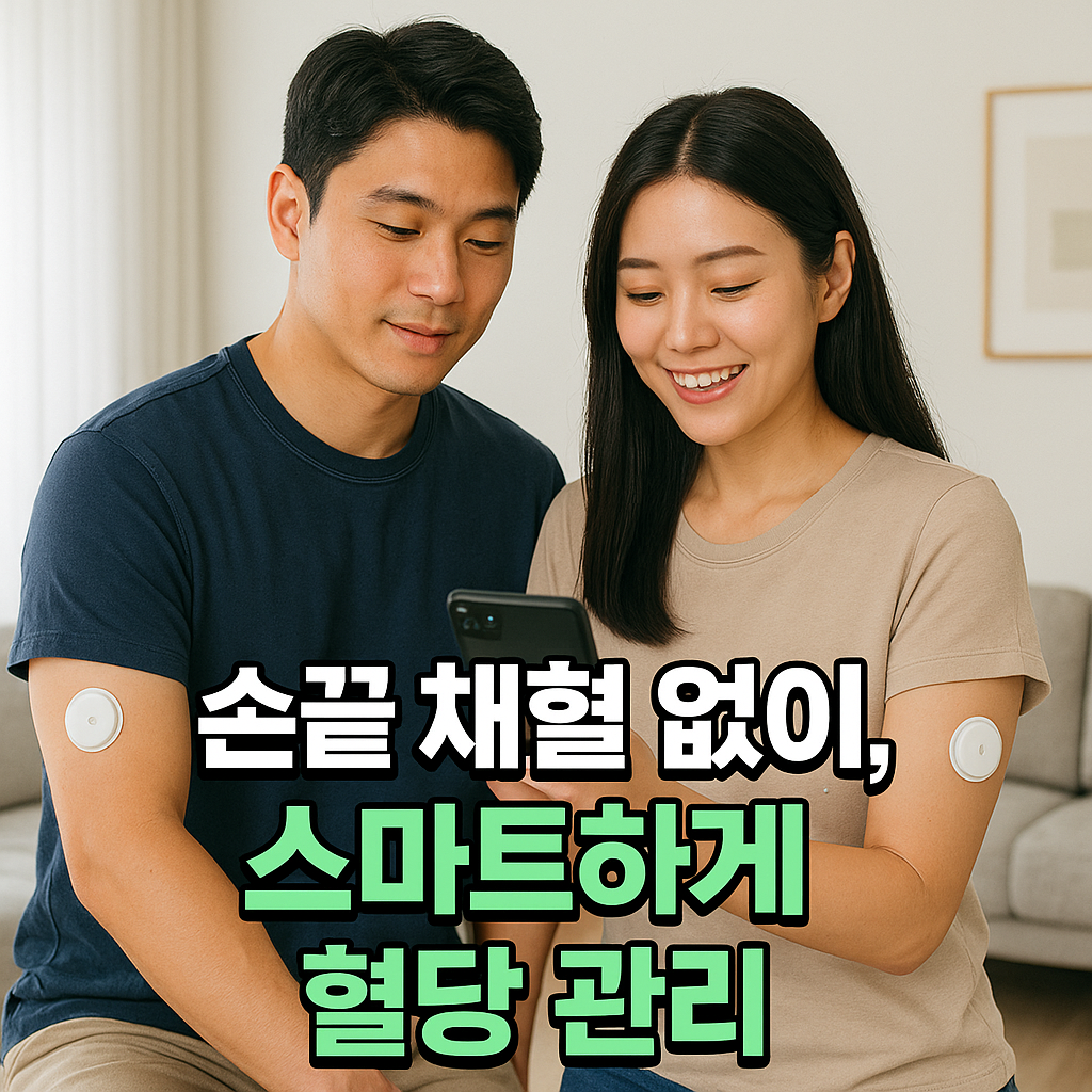 손끝 채혈 없이, 스마트하게 혈당 관리