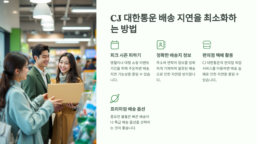 CJ 대한통운 배송 지연을 최소화하는 방법 🚀