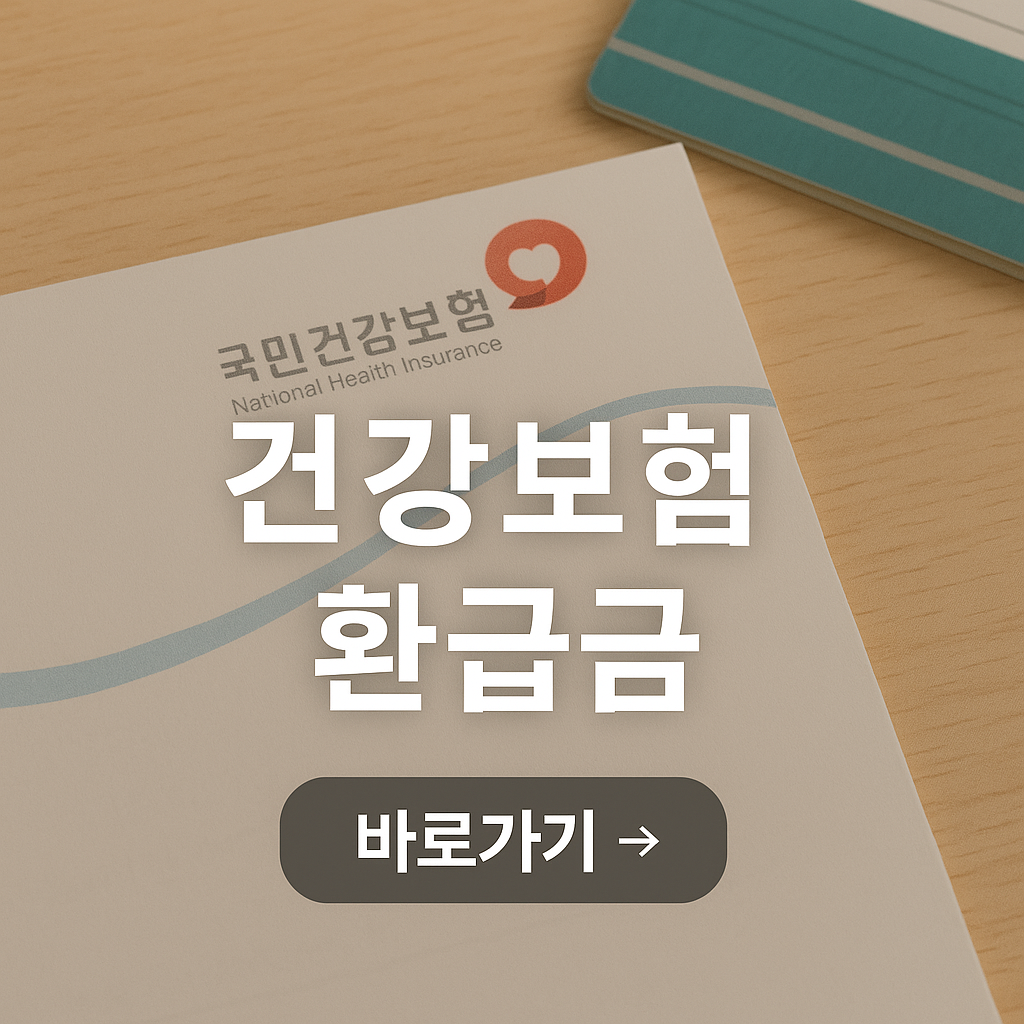 건강보험료 환급금 조회