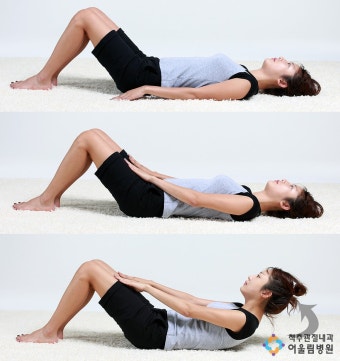 50대 여성운동 복근강화