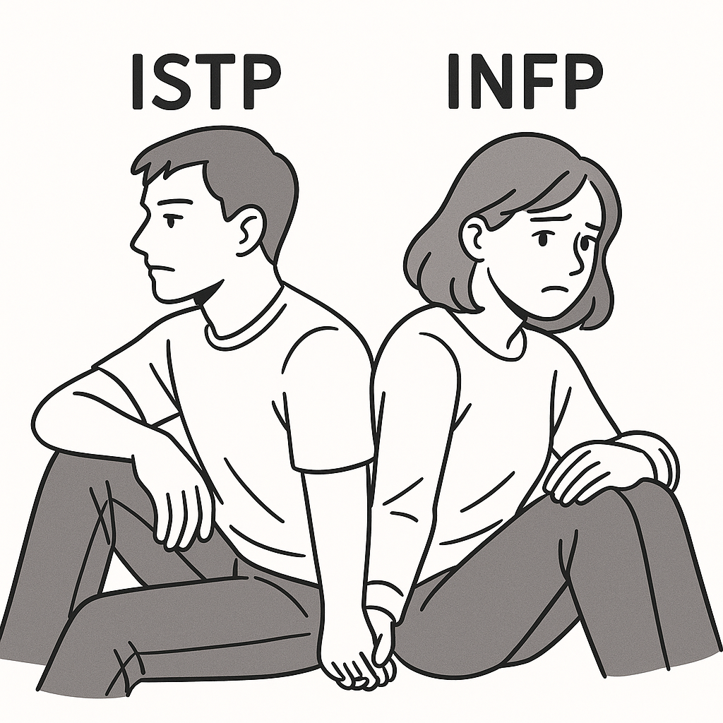 ISTP 남자와 INFP 여자의 연애: 궁합, 갈등, 이별까지 완벽 해부