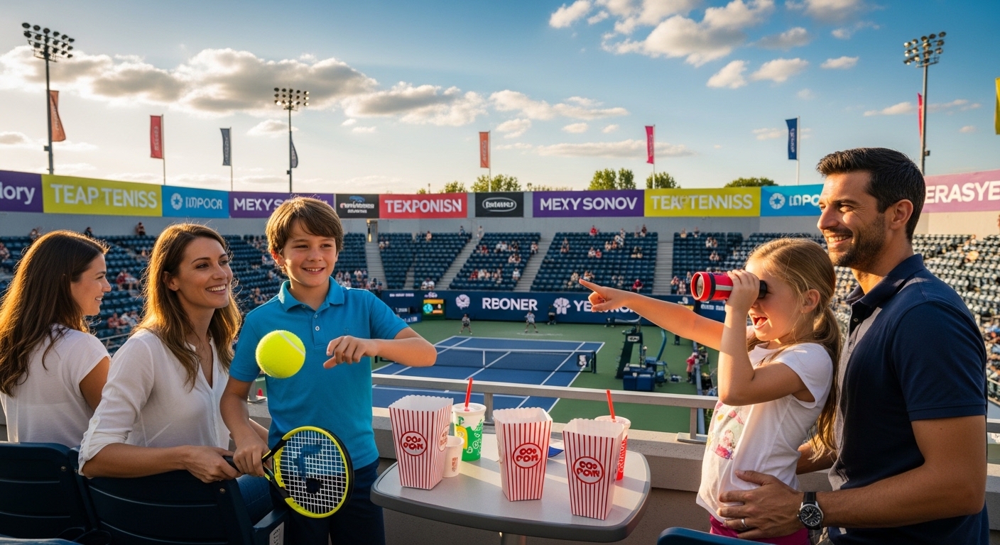 가족과 함께 가는 테니스 대회 나들이