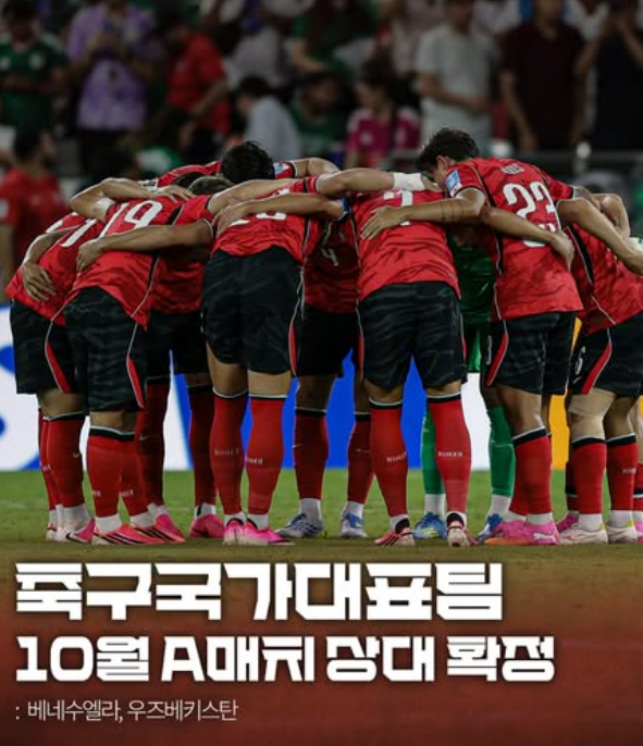 국가대표 축구 일정