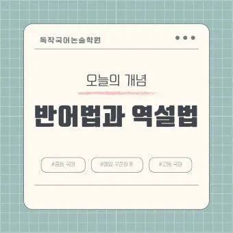 역설법 반어법 구분 사용 예시_9