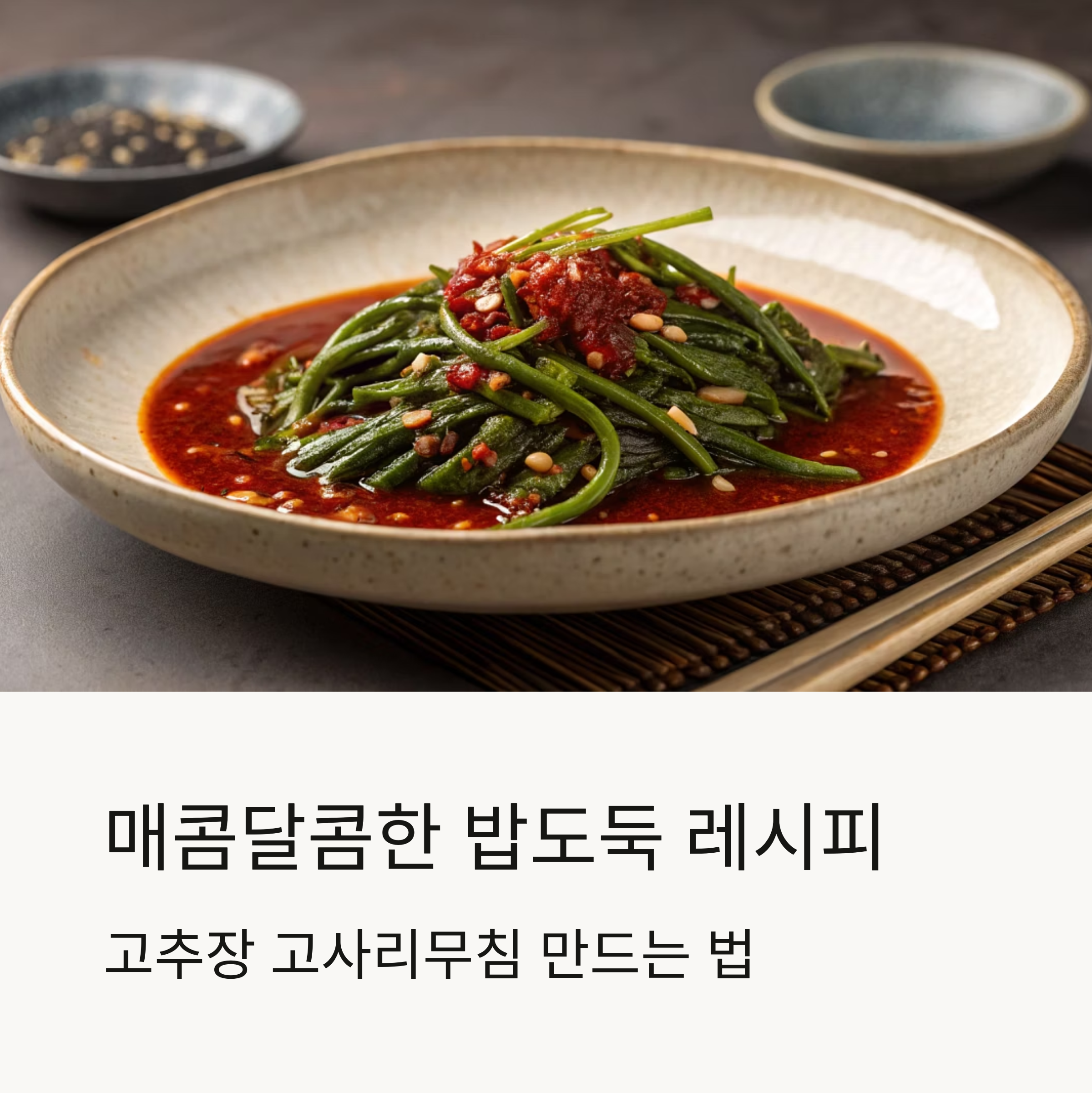 고추장 고사리무침 만들기 썸네일