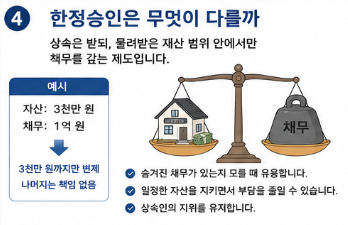 상속포기와 한정승인 차이점 쉽게 설명｜빚 상속 막는 방법 총정리3