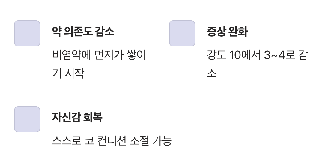 한 달 후, 습관이 가져온 놀라운 결과