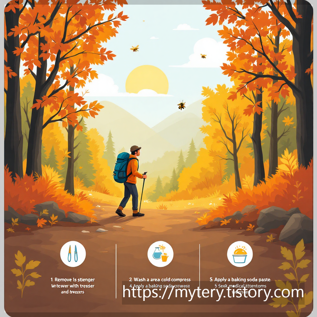 가을산행의불청객,벌쏘임5가지대처법총정리