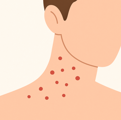 피부에 붉은반점이 생기는 이유