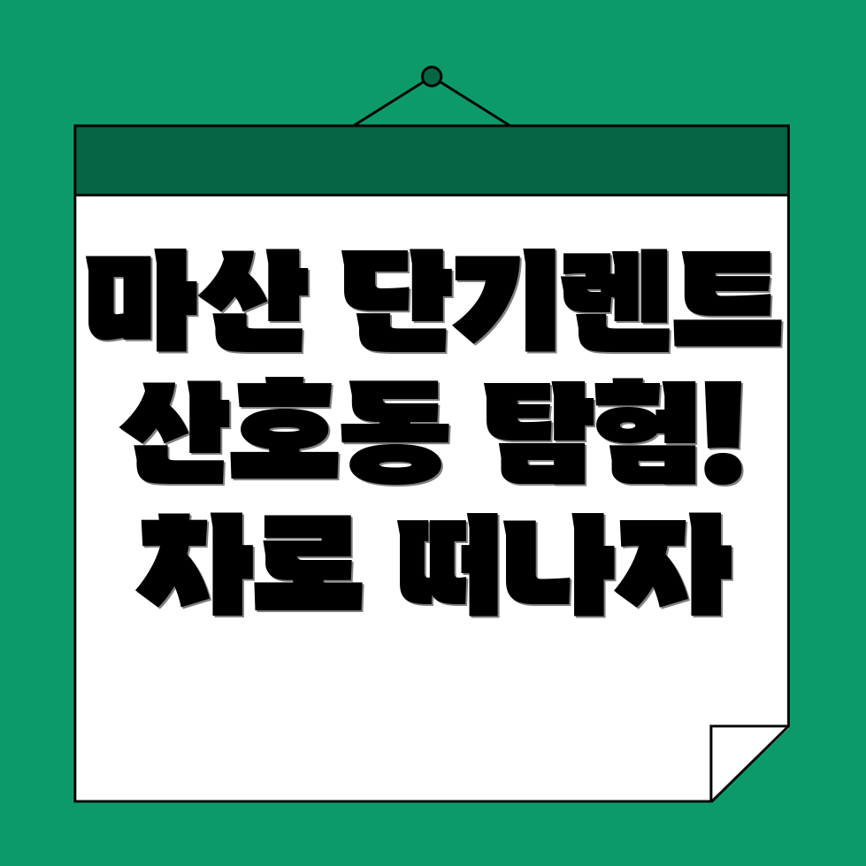단기렌터카