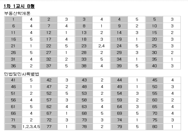 기출문제정답