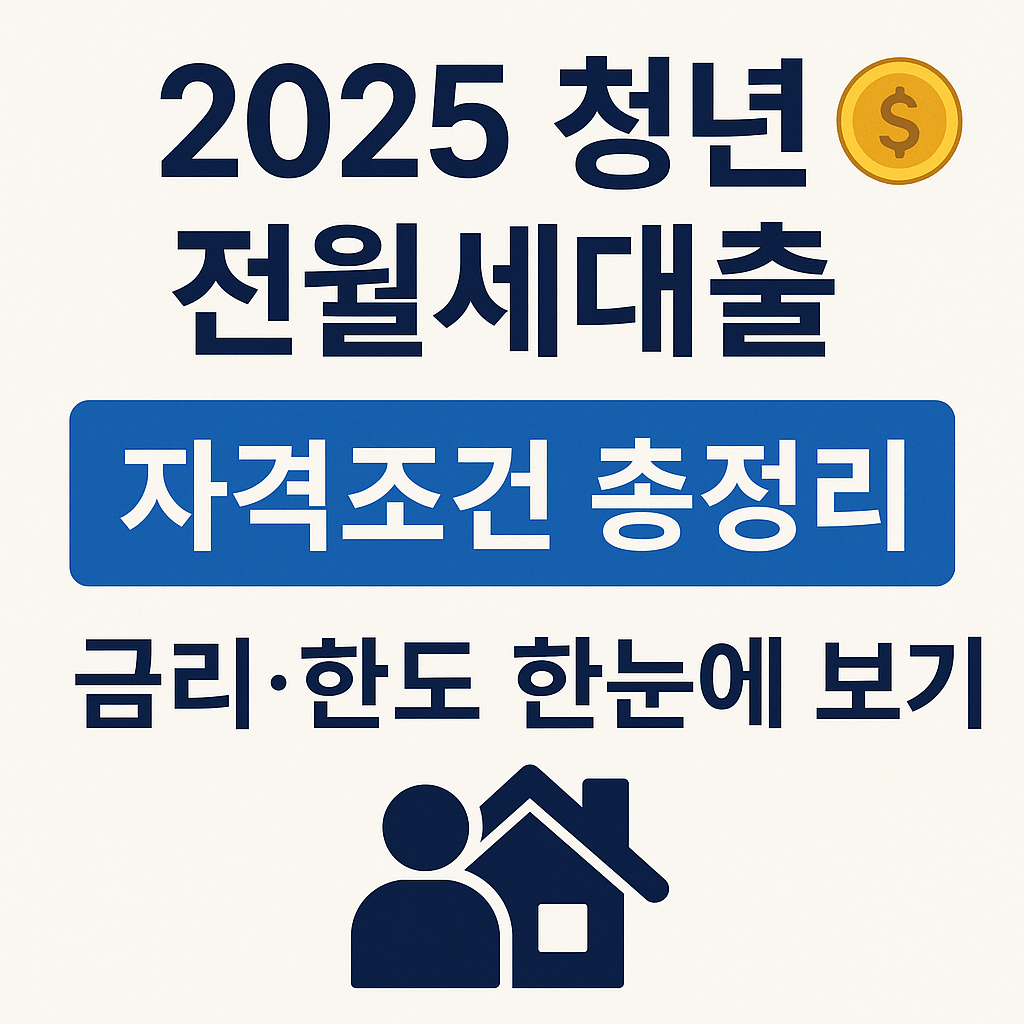 2025 청년 전월세대출 신청조건 총정리