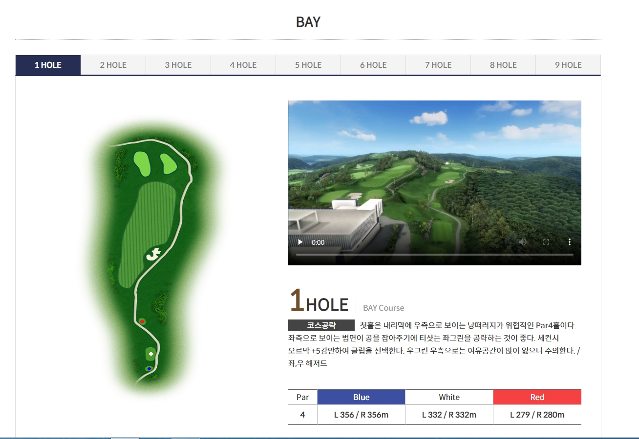 울산 베이스타즈CC_BAY코스 전경