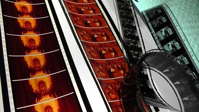 영화 촬영용 70mm 필름