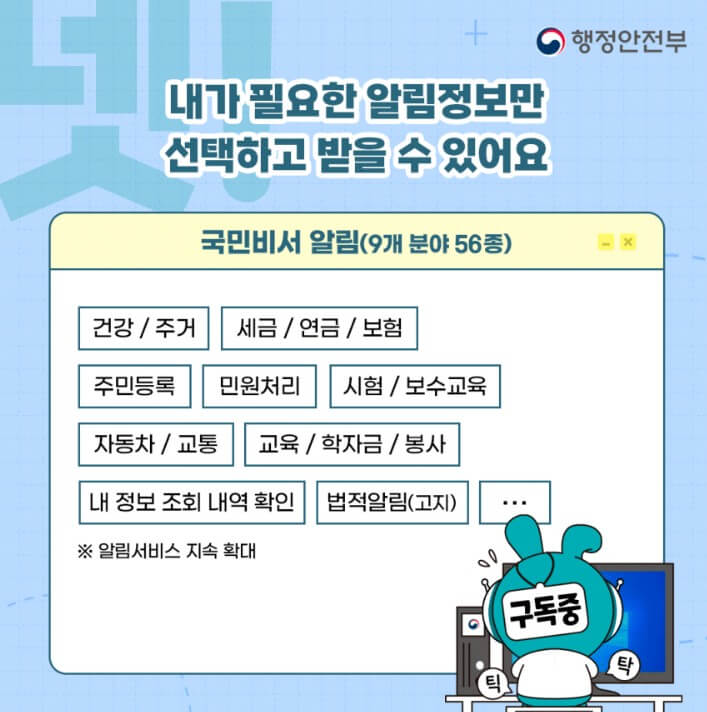 국민비서 쿠팡 직구 통관 알람