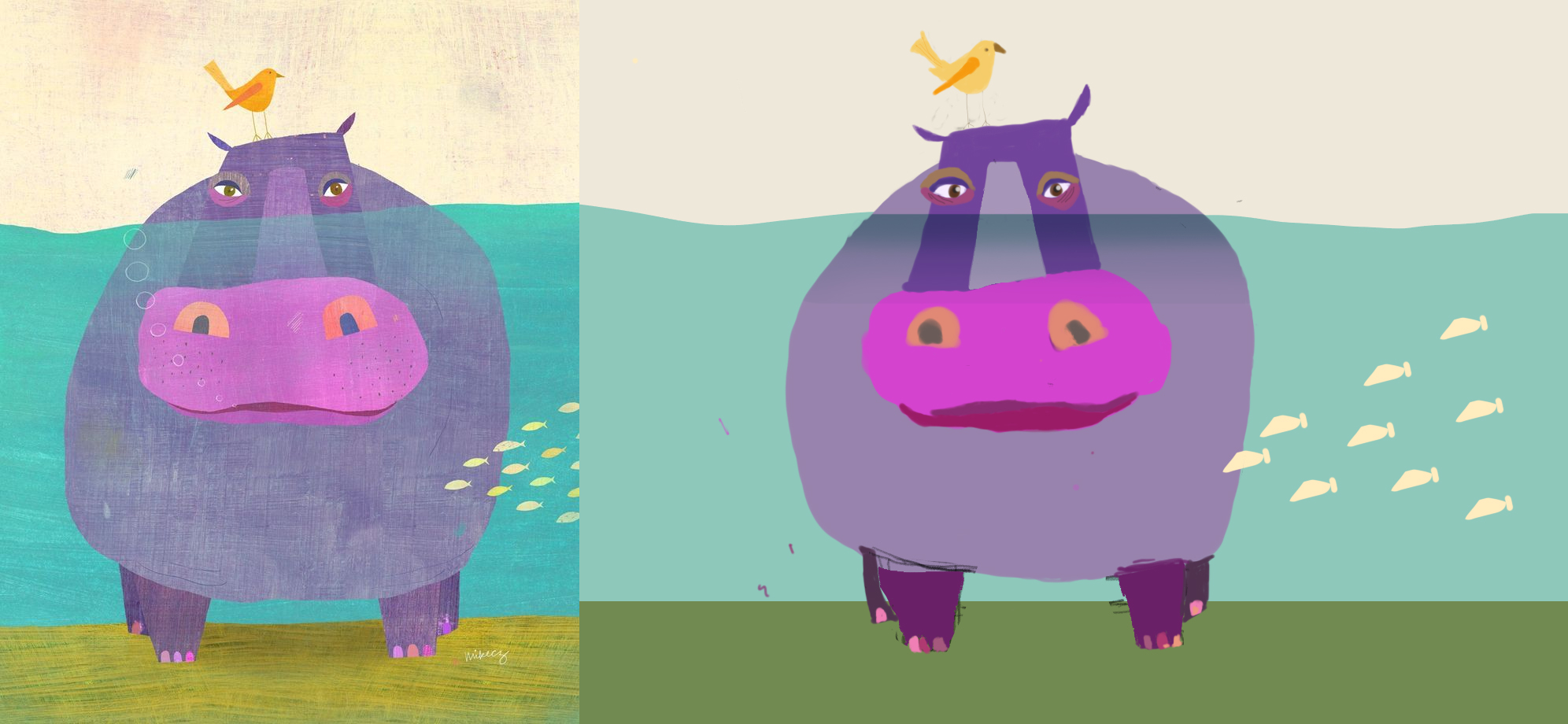 트렌디한 그림체 vs 나만의 개성