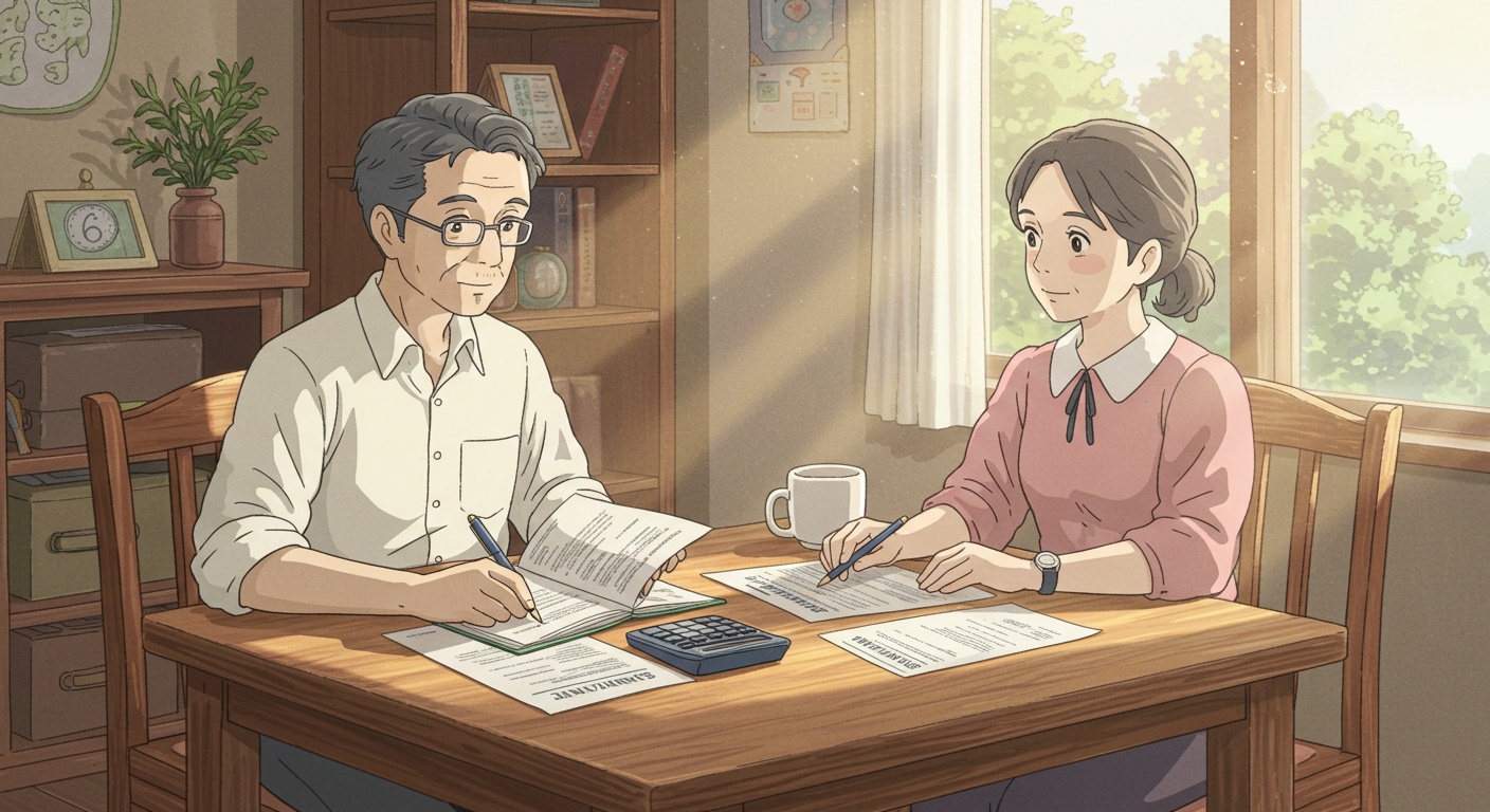 환급형 암보험 상담 장면