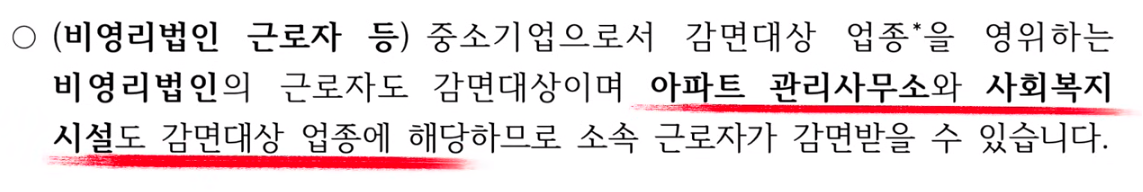 감면대상 업종