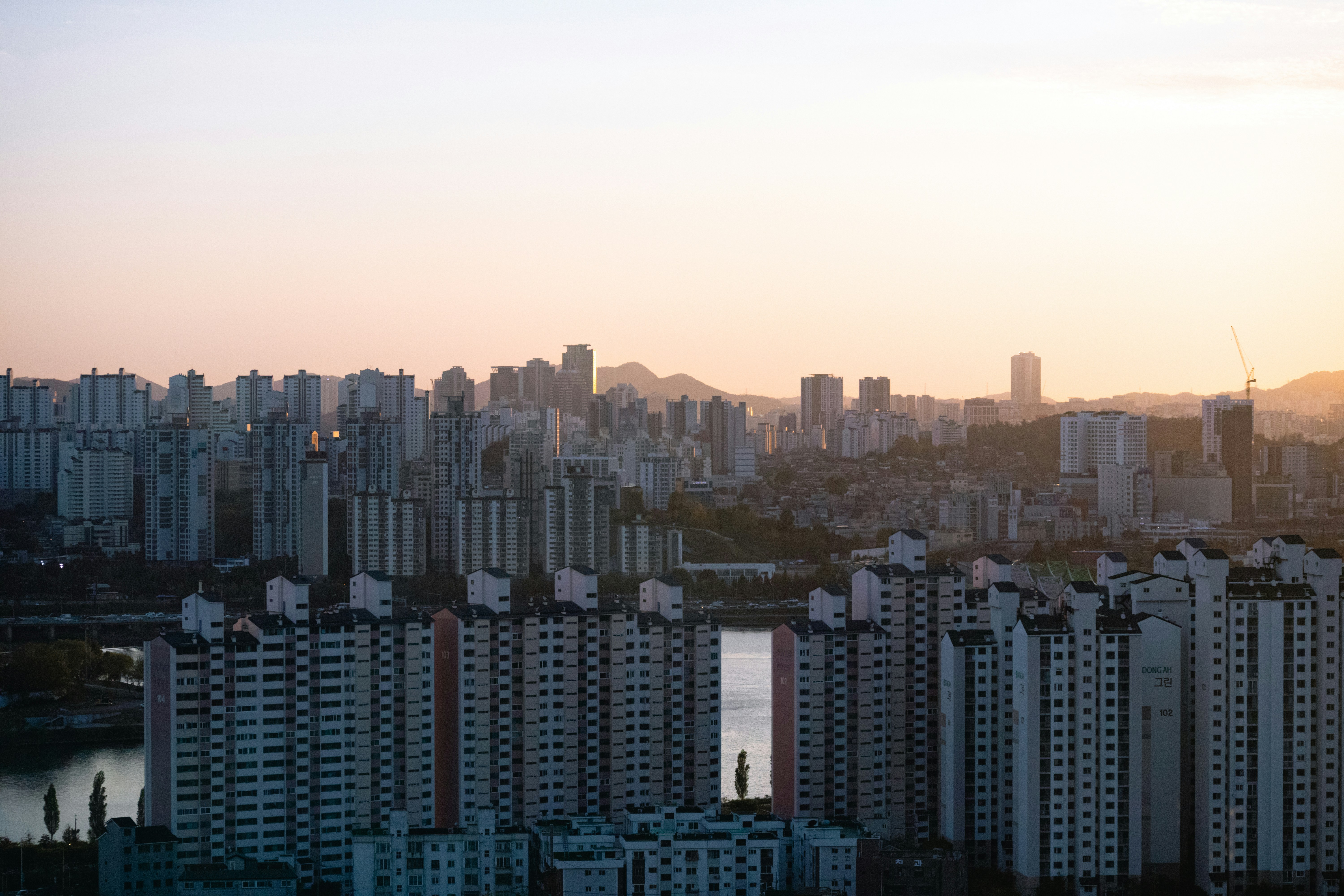 한국 아파트 모습