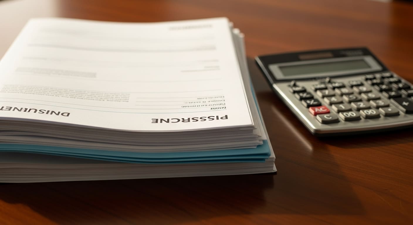 유족연금 신청서와 제출 서류 장면