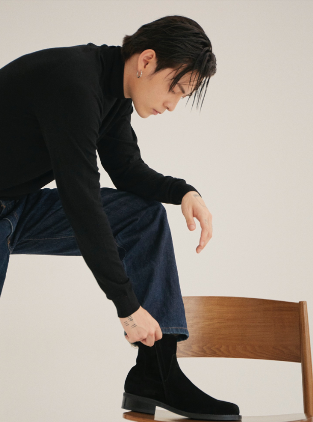 로맨틱무브 첼시부츠 실착용