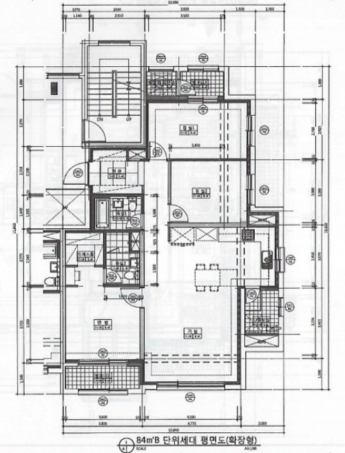 광명센트럴아이파크-84B-평면도