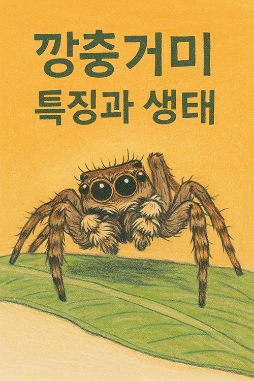 깡충거미 특징과 생태