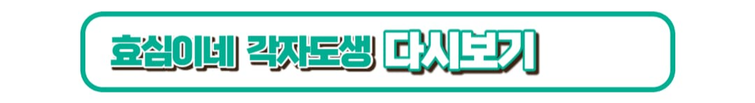 효심이네 각자도생 출연진