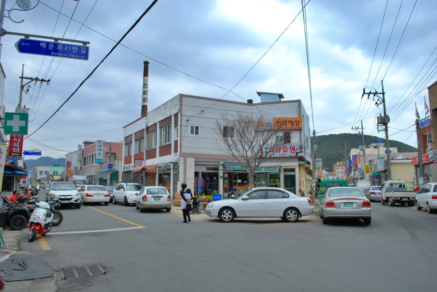 고성군 회화면 배둔리 마을 풍경