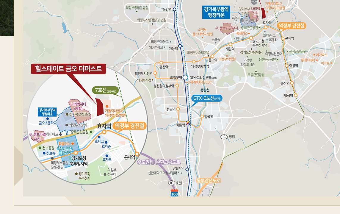 힐스테이트 금오더퍼스트 입지