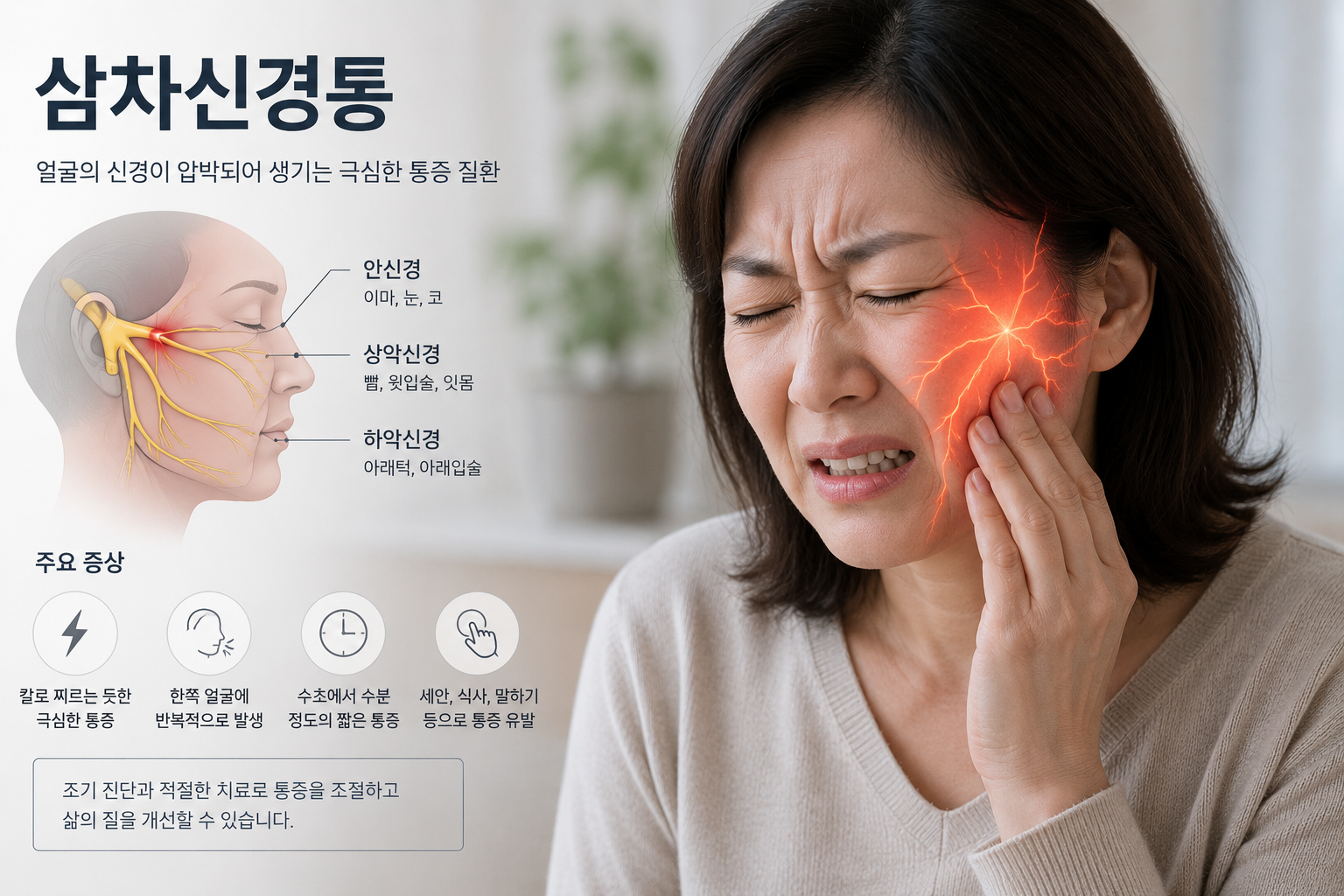 삼차신경통 초기증상