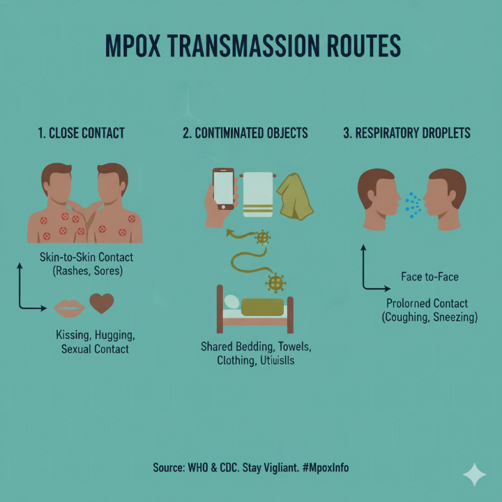 사람 간 전파 경로 다이어그램