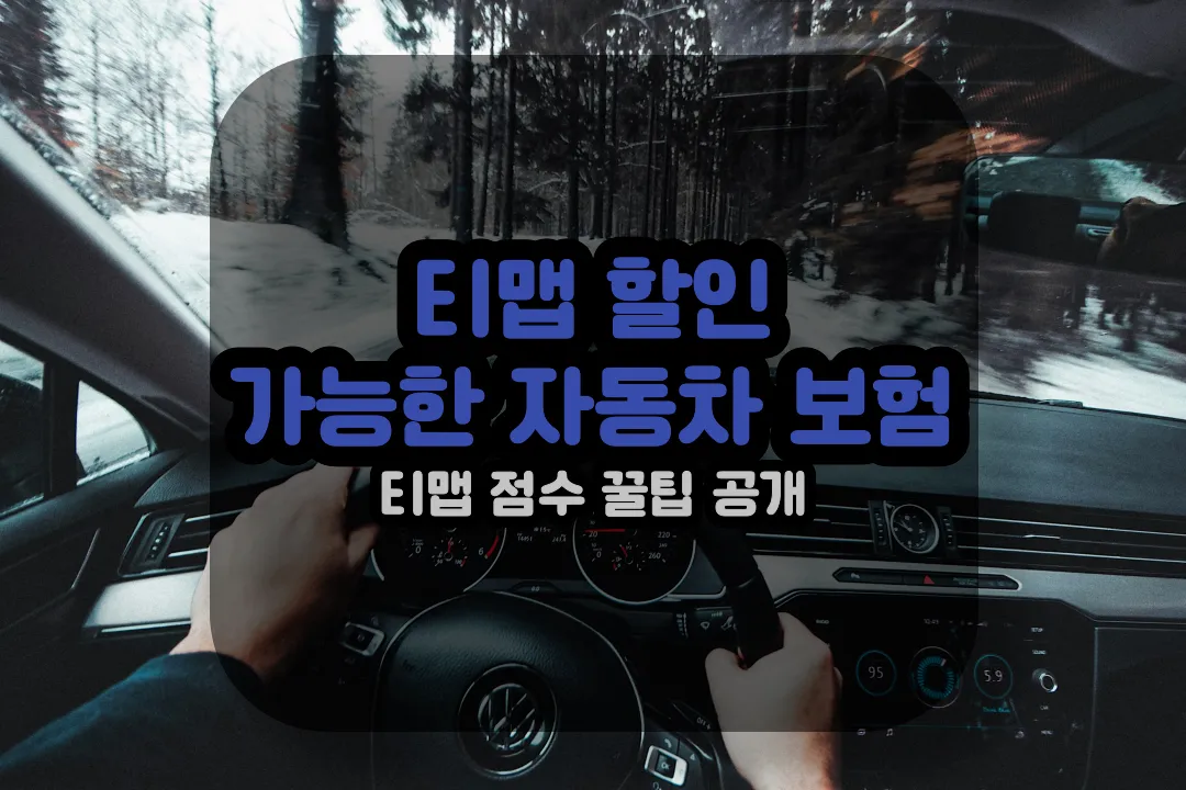 티맵 할인 자동차 보험