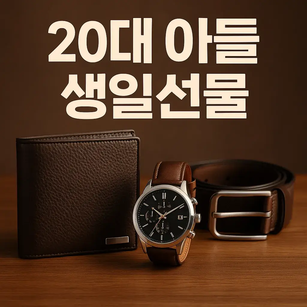 20대 아들 생일선물