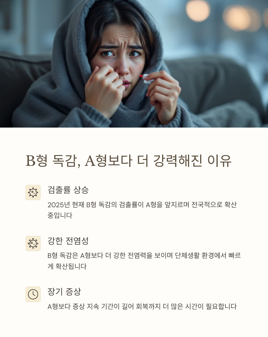B형 독감 완전 정복: 전염성 강한 B형 독감 증상과 A형과의 차이점