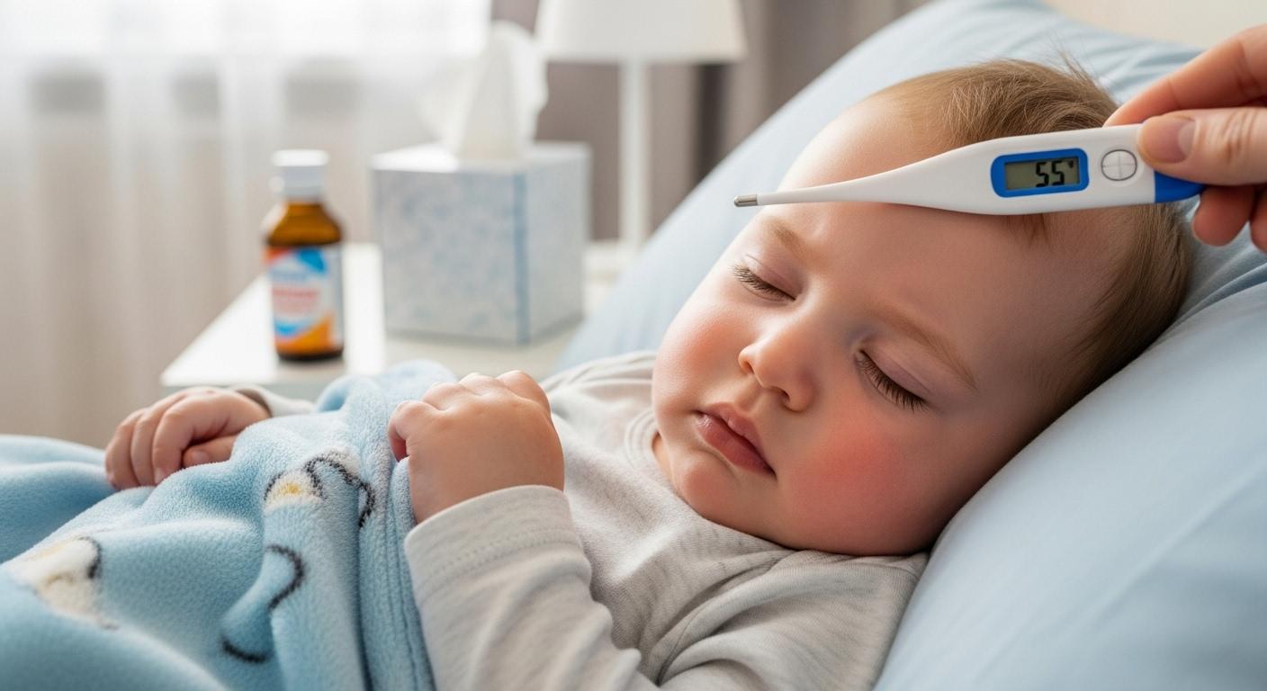 아기 독감 증상 순서