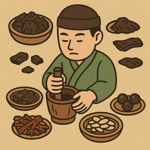 침향 공진단 재료와 전통 제조 과정4